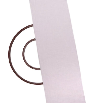 white plain crepe fabric 2